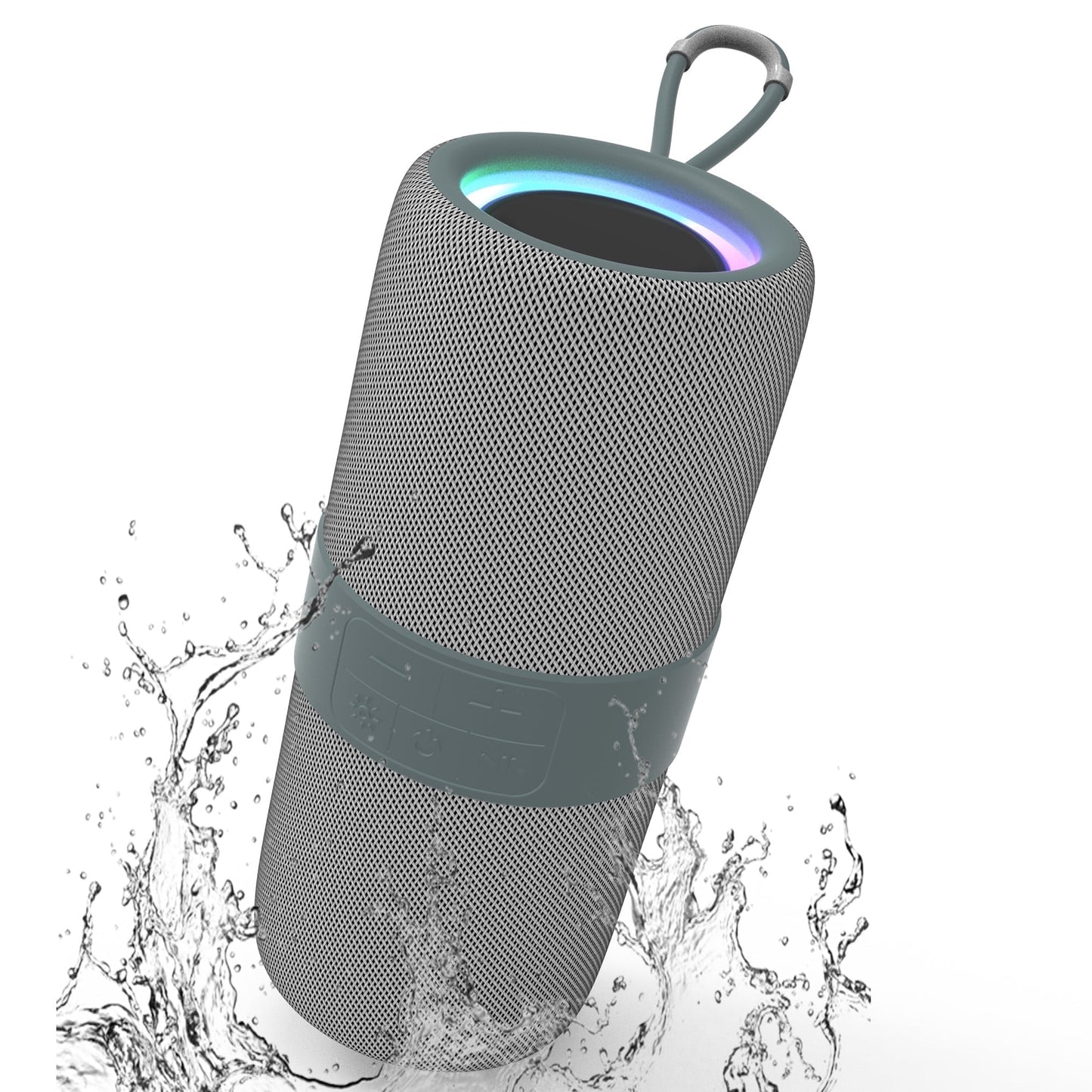 Portable Bluetooth Speaker with Deep Bass Basser, Wireless Stereo Sound Bluetooth Speaker with 5.3,IP67 Waterproof, TWS Pairing for Home Party Outdoor