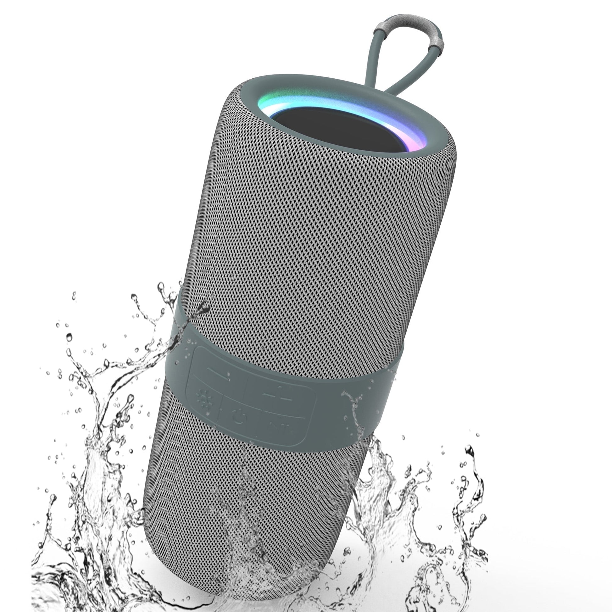 Portable Bluetooth Speaker with Deep Bass Basser, Wireless Stereo Sound Bluetooth Speaker with 5.3,IP67 Waterproof, TWS Pairing for Home Party Outdoor
