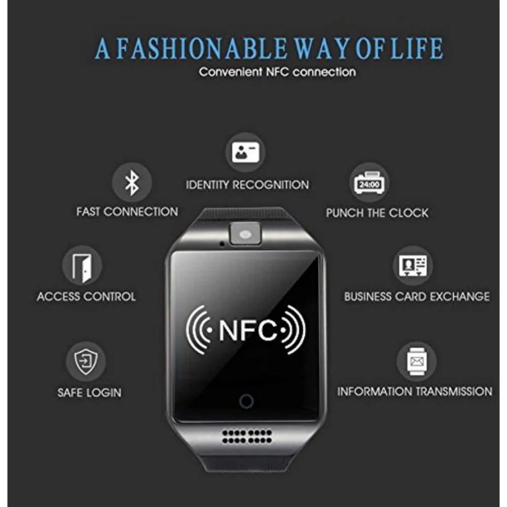 Smart Watch,Smart Watch for Androi Phones,Smart Watches Touchscreen with Camera Bluetooth Watch Cell Phone with Sim Card Slot Compatible Samsun Ios Phon 12/12 Pro/11/10 Men Women