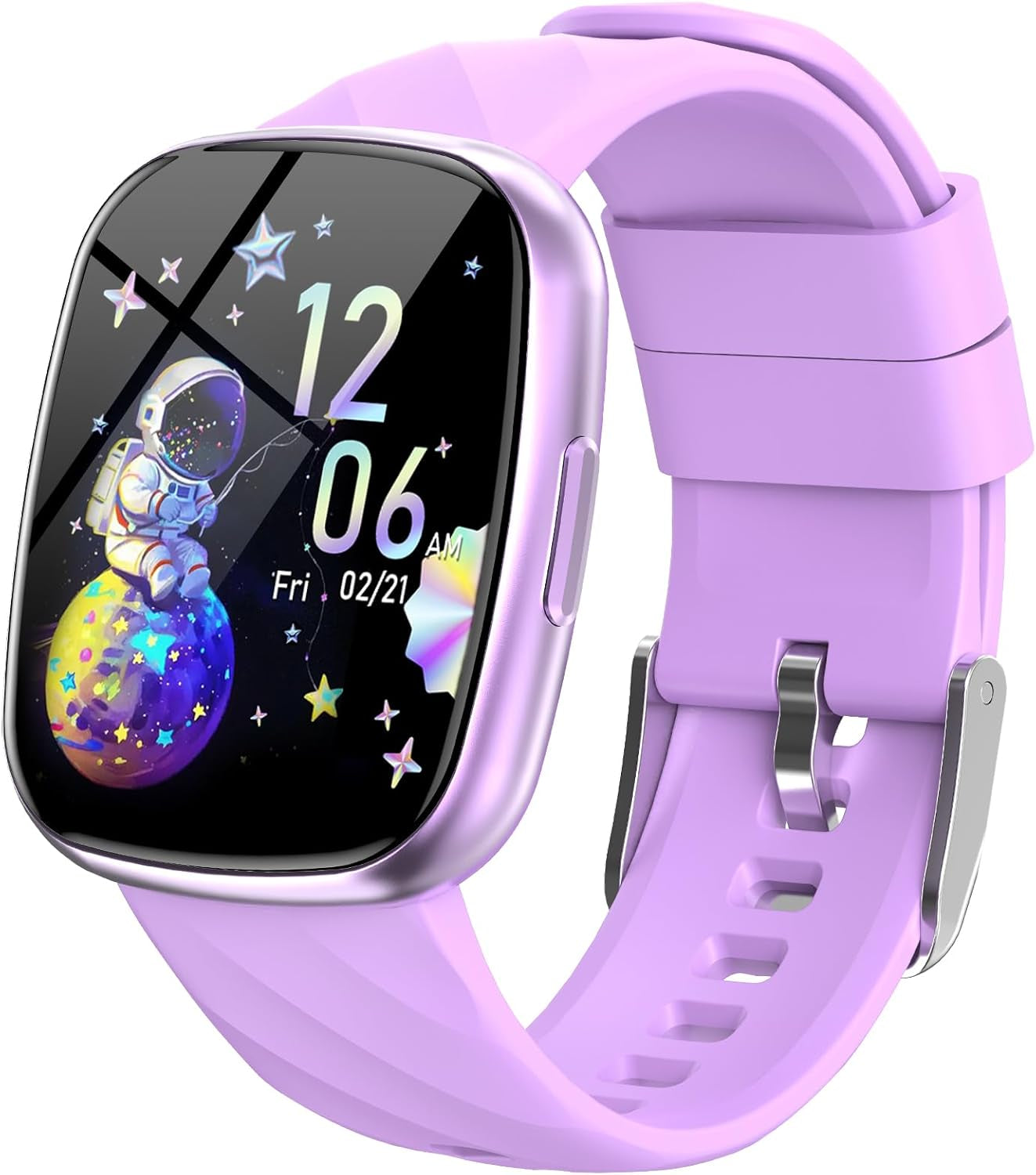 AXYWINBO Kids Smart Watch, IP68 Waterproof Fitness Tracker with 100 Exercise Modes, Heart Rate & Sleep Monitor, Sedentary Reminder, Black