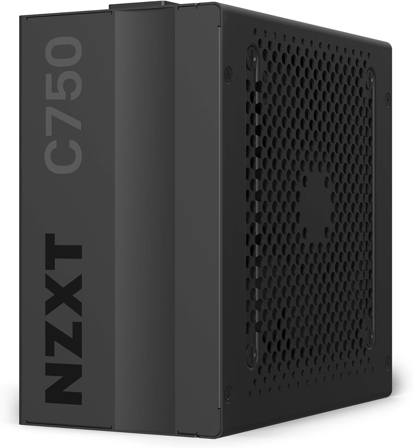 NZXT C750 - NP-C750M - 750 Watt PSU - 80+ Gold Certified - Hybrid Silent Fan Control - Fluid Dynamic Bearings - Modular Design - Sleeved Cables - ATX Gaming Power Supply - 2020