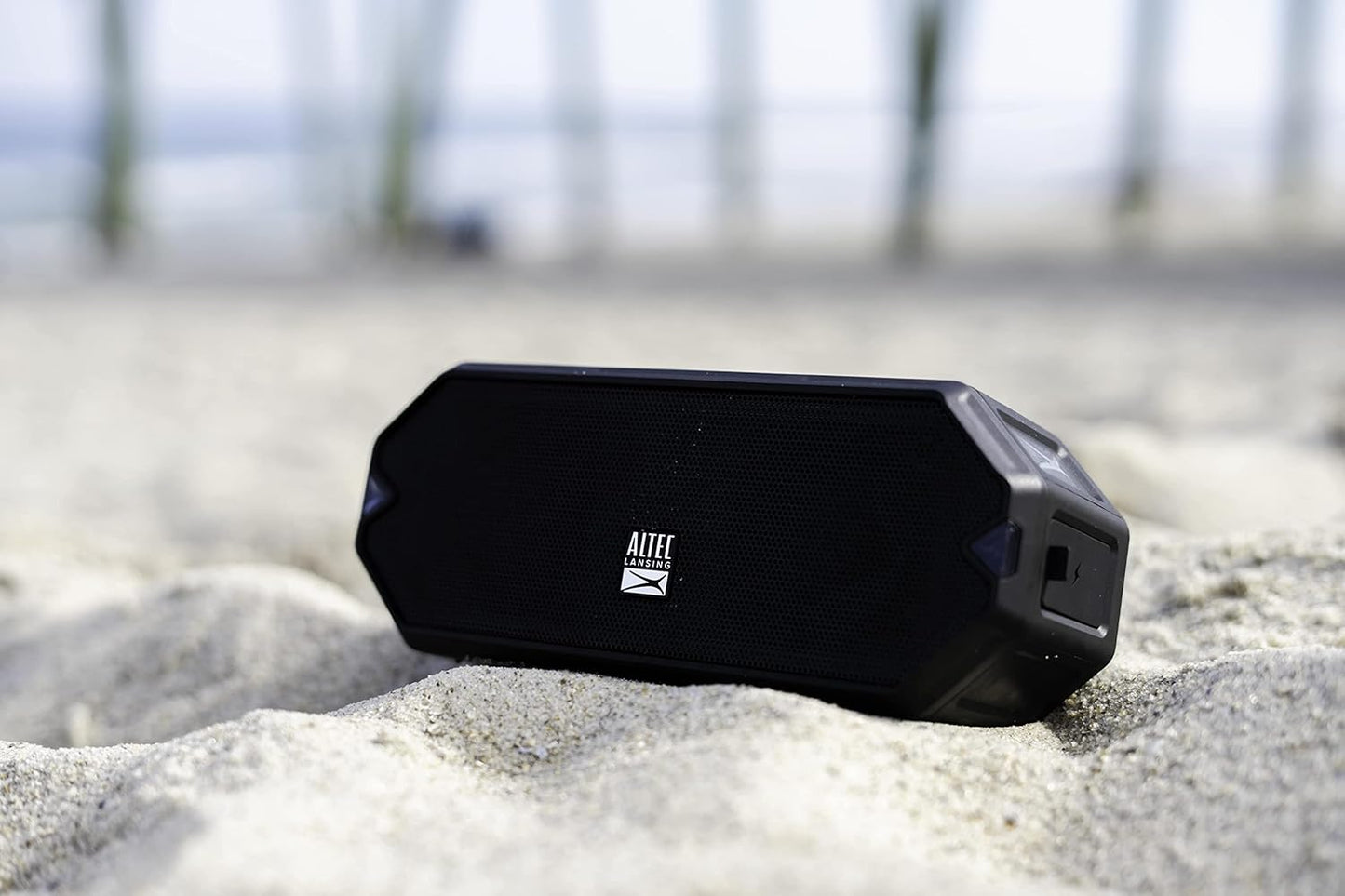 Altec Lansing - Hydrajolt Wireless Bluetooth Speaker, Waterproof Portable Speakers with Built in Phone Charger and Lights, Everything Proof Outdoor, Shockproof, Snowproof, 16 Hours Playtime