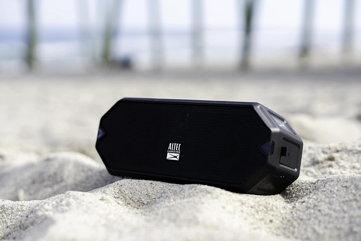 Altec Lansing - Hydrajolt Wireless Bluetooth Speaker, Waterproof Portable Speakers with Built in Phone Charger and Lights, Everything Proof Outdoor, Shockproof, Snowproof, 16 Hours Playtime