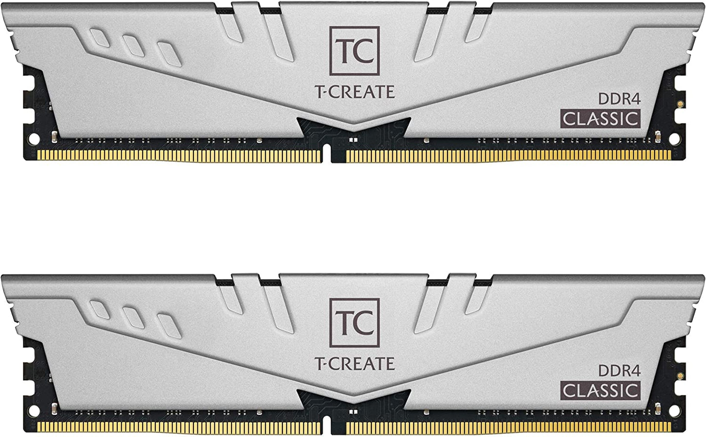 TEAMGROUP T-Create Expert Overclocking 10L DDR4 64GB Kit (2 X 32GB) 3200Mhz (PC4 25600) CL16 Desktop Memory Module Ram - TTCED464G3200HC16FDC01