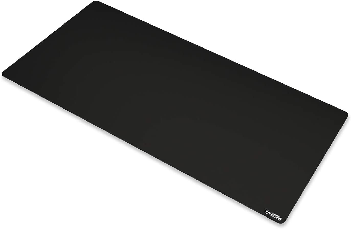 Glorious 3XL Extended Gaming Mouse Mat/Pad - Large, Wide (3XL Extended) Black Cloth Mousepad, Stitched Edges | 24"X48" (G-3XL)