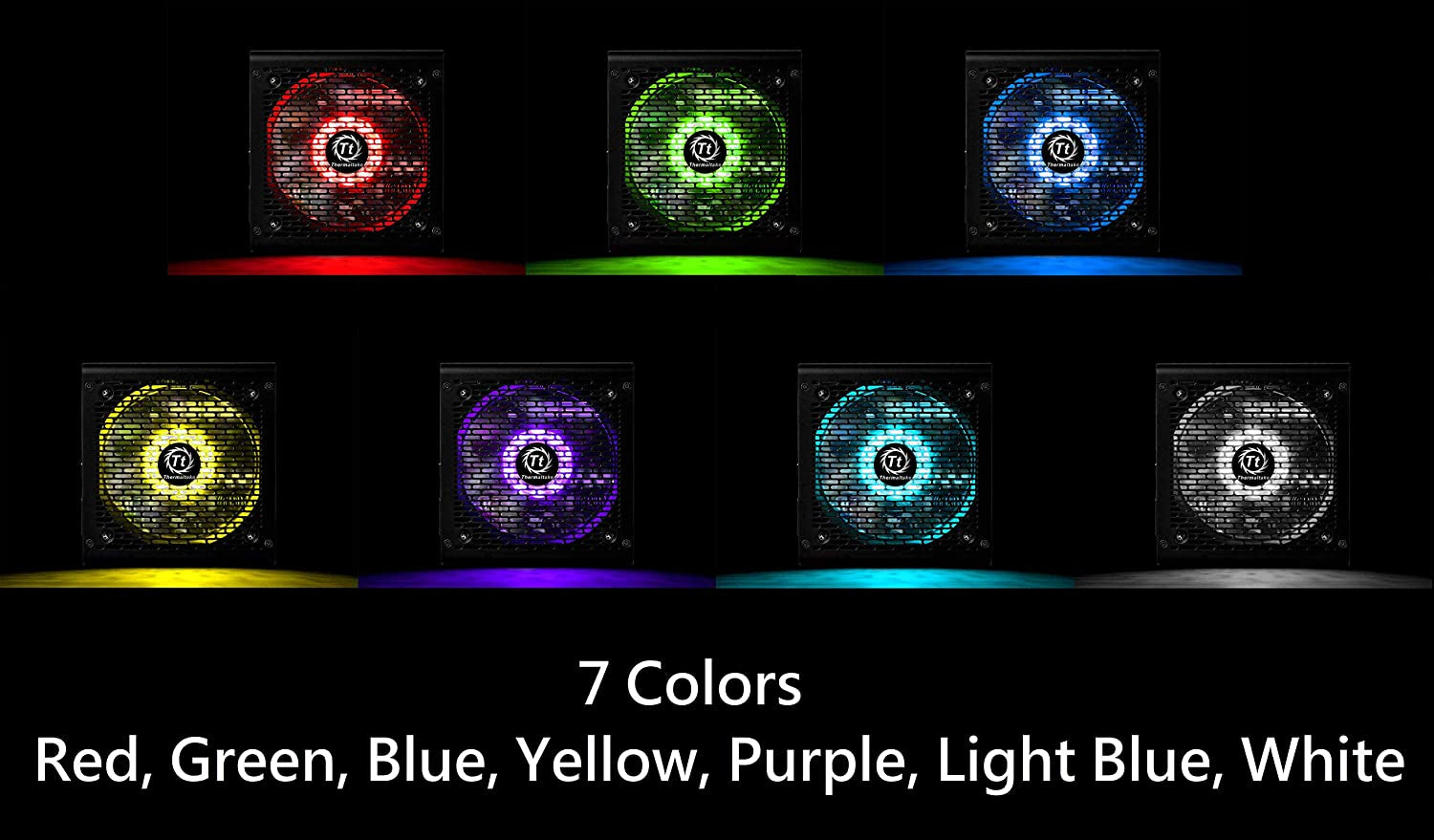 Thermaltake Smart BX1 RGB 80+ Bronze 550W Sli/Crossfire Haswell Ready Continuous Power ATX12V V2.31 / EPS 12V Non-Modular Power Supply 5 Year Warranty PS-SPR-0550NHFABU-1