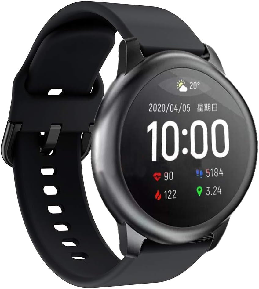 Senter Band for Xiaomi Haylou Solar LS05 Band,22Mm Soft Silicone Sport Replacement Strap Band Compatible with Xiaomi Haylou Solar LS05 Smart Watch