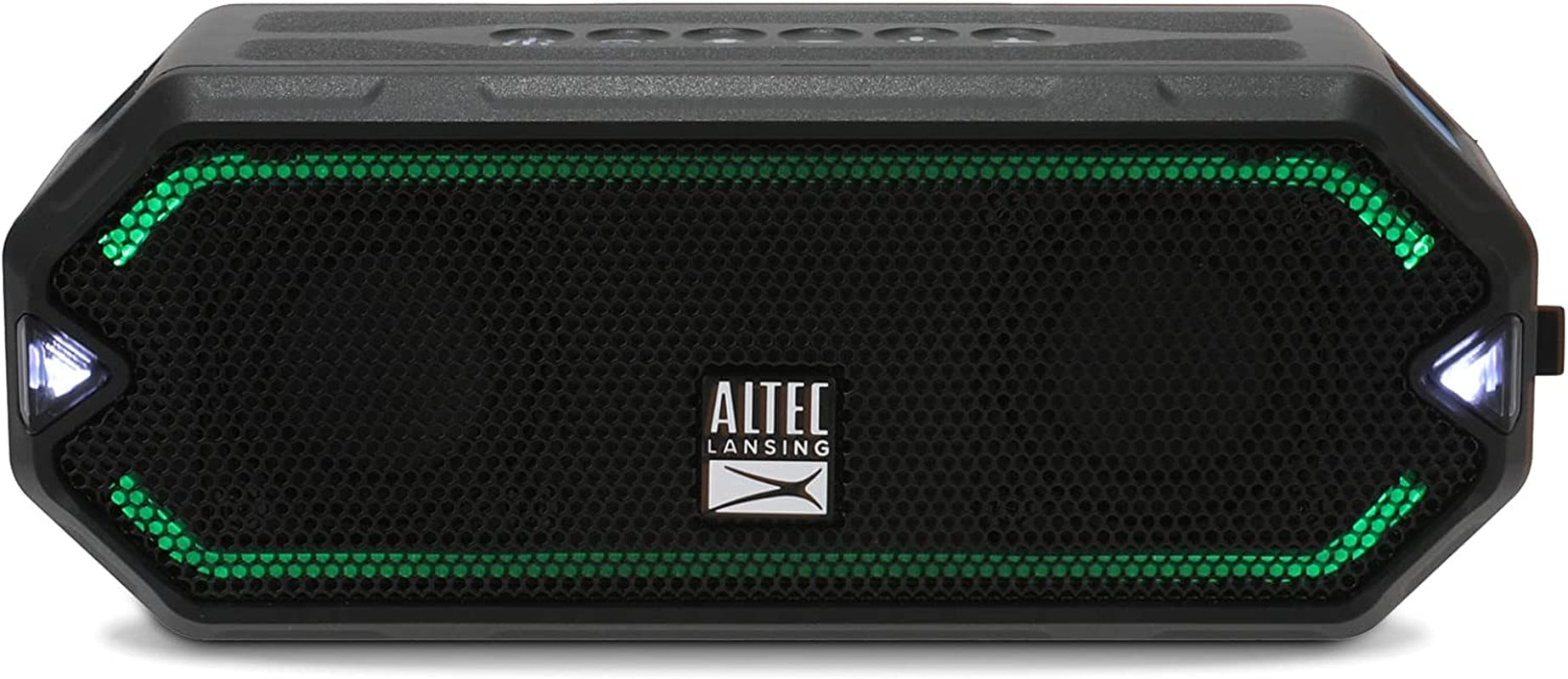 Altec Lansing - Hydrajolt Wireless Bluetooth Speaker, Waterproof Portable Speakers with Built in Phone Charger and Lights, Everything Proof Outdoor, Shockproof, Snowproof, 16 Hours Playtime
