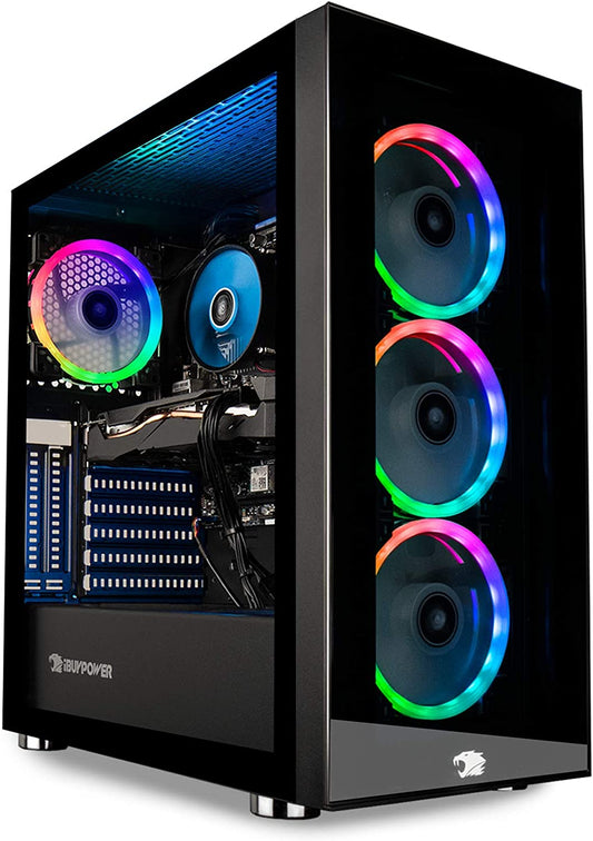 Ibuypower Pro Gaming PC Computer Desktop Element MR 202I (Intel I7-11700F 2.5Ghz,Nvidia Geforce GTX 1660 6GB, 16GB DDR4, 240GB SSD, 1TB HDD, Wifi Ready, Windows 10 Home)