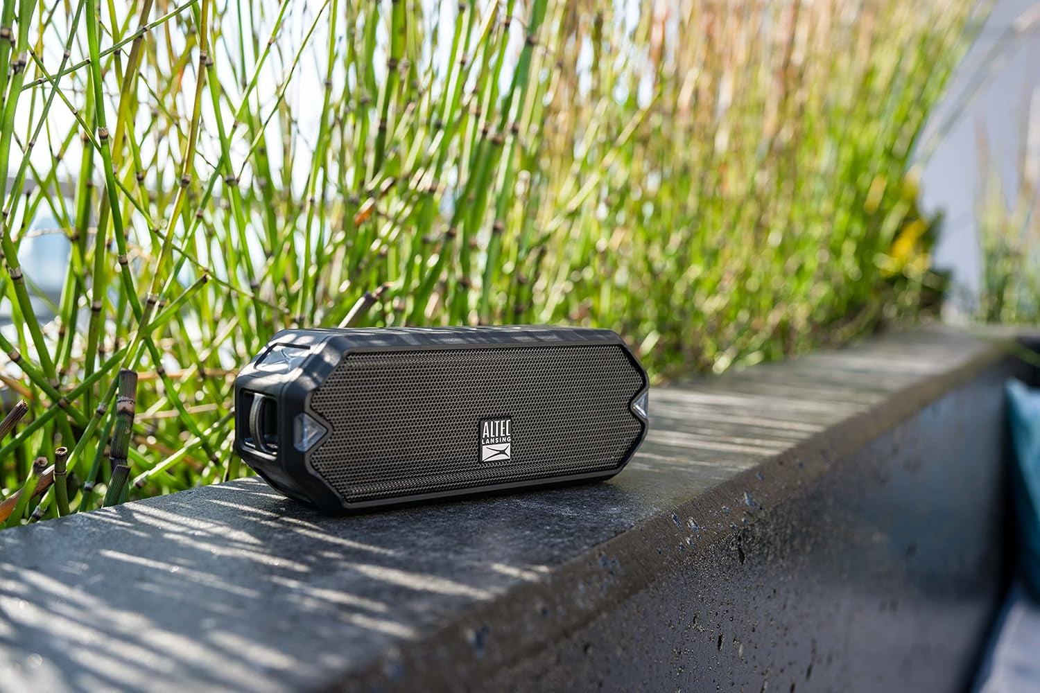 Altec Lansing - Hydrajolt Wireless Bluetooth Speaker, Waterproof Portable Speakers with Built in Phone Charger and Lights, Everything Proof Outdoor, Shockproof, Snowproof, 16 Hours Playtime