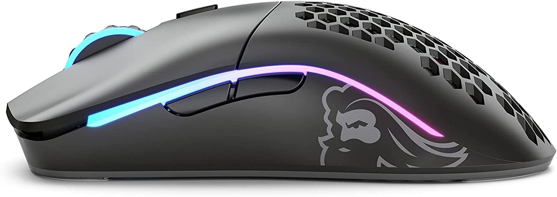 Glorious Model O Wireless Gaming Mouse - Superlight, 69G Honeycomb Design, RGB, Ambidextrous, Lag Free 2.4Ghz Wireless, up to 71 Hours Battery - Matte Black