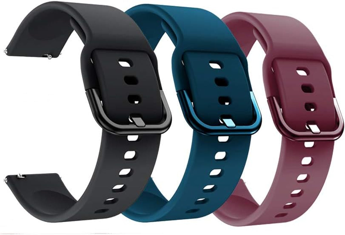 Senter Band for Xiaomi Haylou Solar LS05 Band,22Mm Soft Silicone Sport Replacement Strap Band Compatible with Xiaomi Haylou Solar LS05 Smart Watch