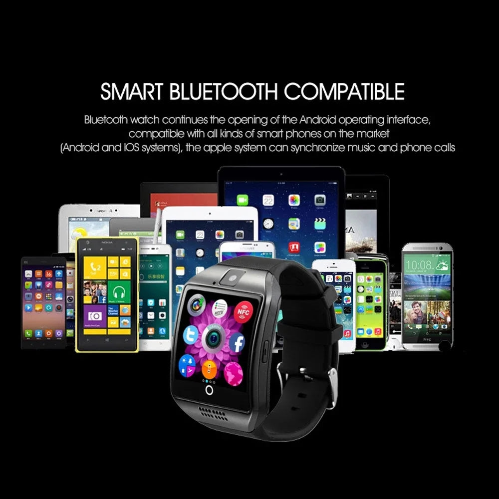Smart Watch,Smart Watch for Androi Phones,Smart Watches Touchscreen with Camera Bluetooth Watch Cell Phone with Sim Card Slot Compatible Samsun Ios Phon 12/12 Pro/11/10 Men Women