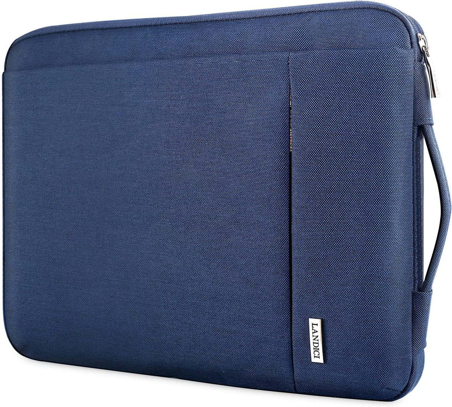 LANDICI 360° Protective Laptop Sleeve 11.6 Inch for Surface Pro 7 8 9/Laptop Go 2 3, Macbook Air 11, Small Computer Bag Carrying Case for 11-12 Inch Chromebook, Slim, Shockproof, Waterproof, Black