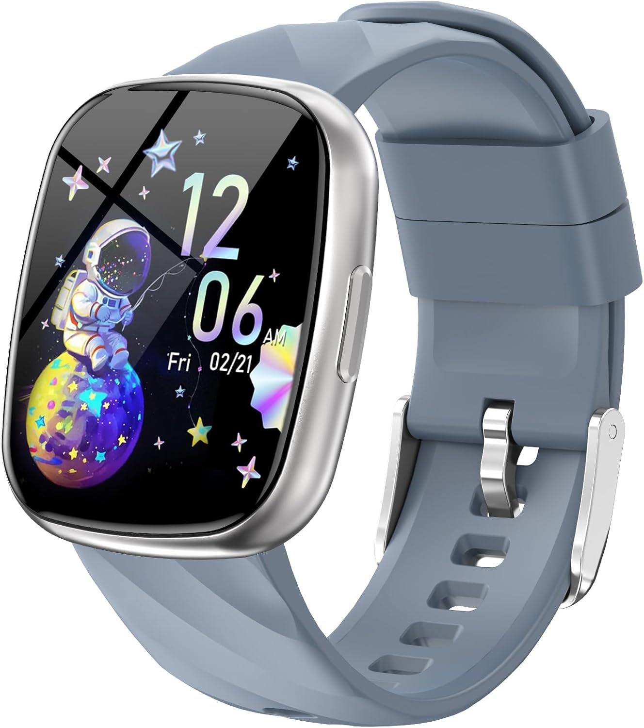 AXYWINBO Kids Smart Watch, IP68 Waterproof Fitness Tracker with 100 Exercise Modes, Heart Rate & Sleep Monitor, Sedentary Reminder, Black