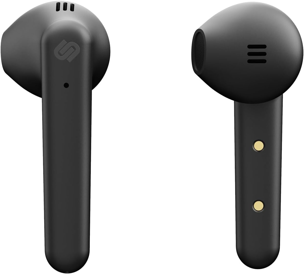 Urbanista True Wireless Earbuds - over 20 Hours Playtime, IPX4 Waterproof Earphones, Bluetooth 5.0 Headphones, Touch Controls & Enhanced Microphone for Clear Calling, Stockholm Plus, Midnight Black