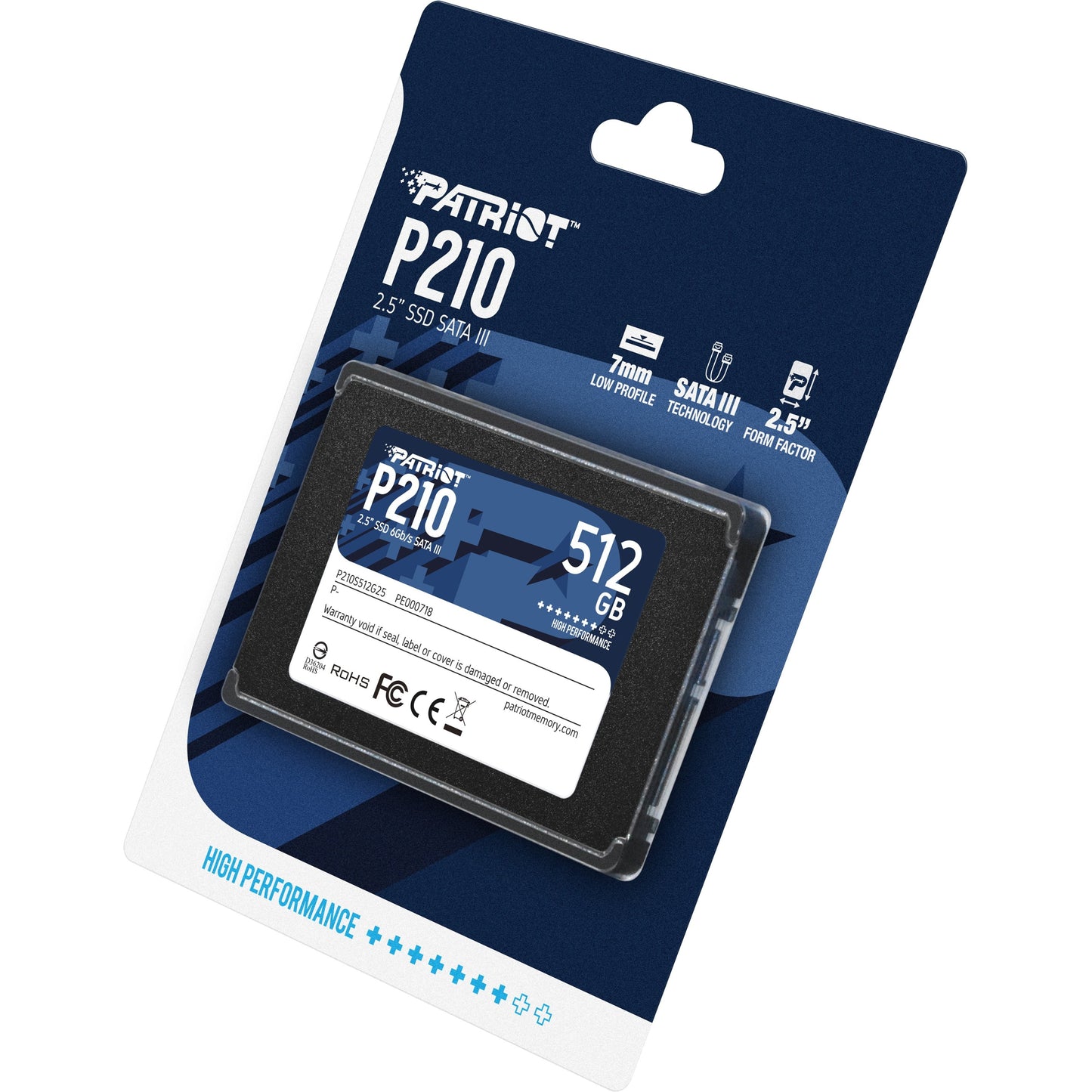 P210 P210S512G25 512 GB Solid State Drive - 2.5" Internal - SATA (SATA/600)