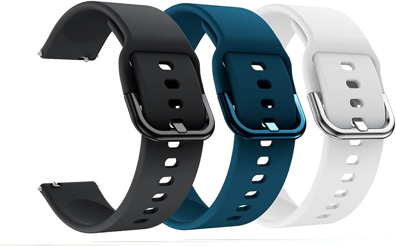 Senter Band for Xiaomi Haylou Solar LS05 Band,22Mm Soft Silicone Sport Replacement Strap Band Compatible with Xiaomi Haylou Solar LS05 Smart Watch