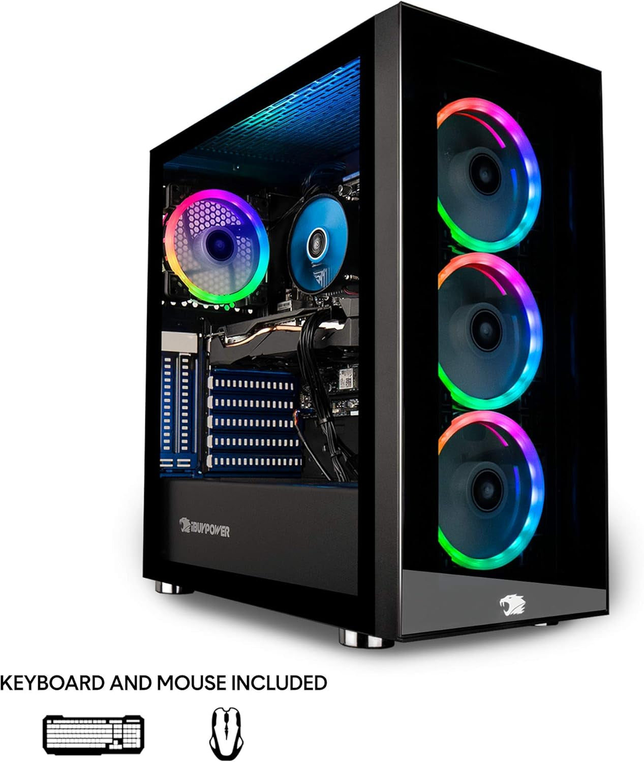 Ibuypower Pro Gaming PC Computer Desktop Element MR 202I (Intel I7-11700F 2.5Ghz,Nvidia Geforce GTX 1660 6GB, 16GB DDR4, 240GB SSD, 1TB HDD, Wifi Ready, Windows 10 Home)