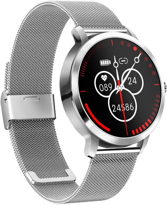 Smart Watch for Women, RAIMI Fashion Fitness Watch with Heart Rate Blood Pressure Sleep Tracker Pedometer Multiple Sport Modes, Waterproof, Sport Smartwatch Sync with Google Fit, Ios & Android App