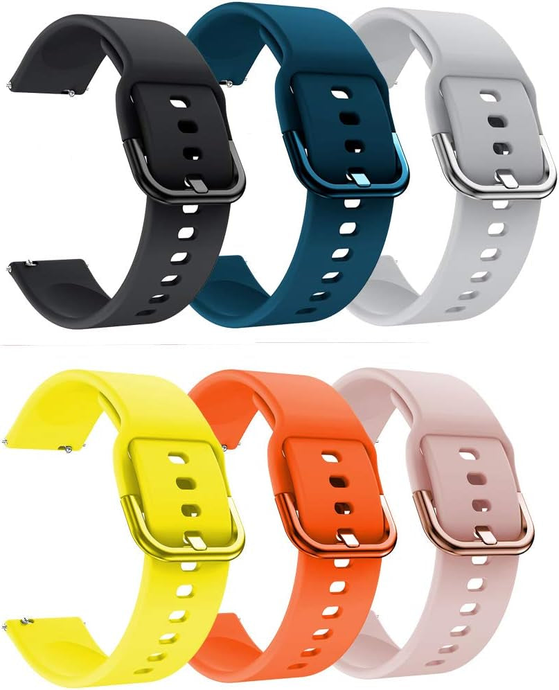 Senter Band for Xiaomi Haylou Solar LS05 Band,22Mm Soft Silicone Sport Replacement Strap Band Compatible with Xiaomi Haylou Solar LS05 Smart Watch
