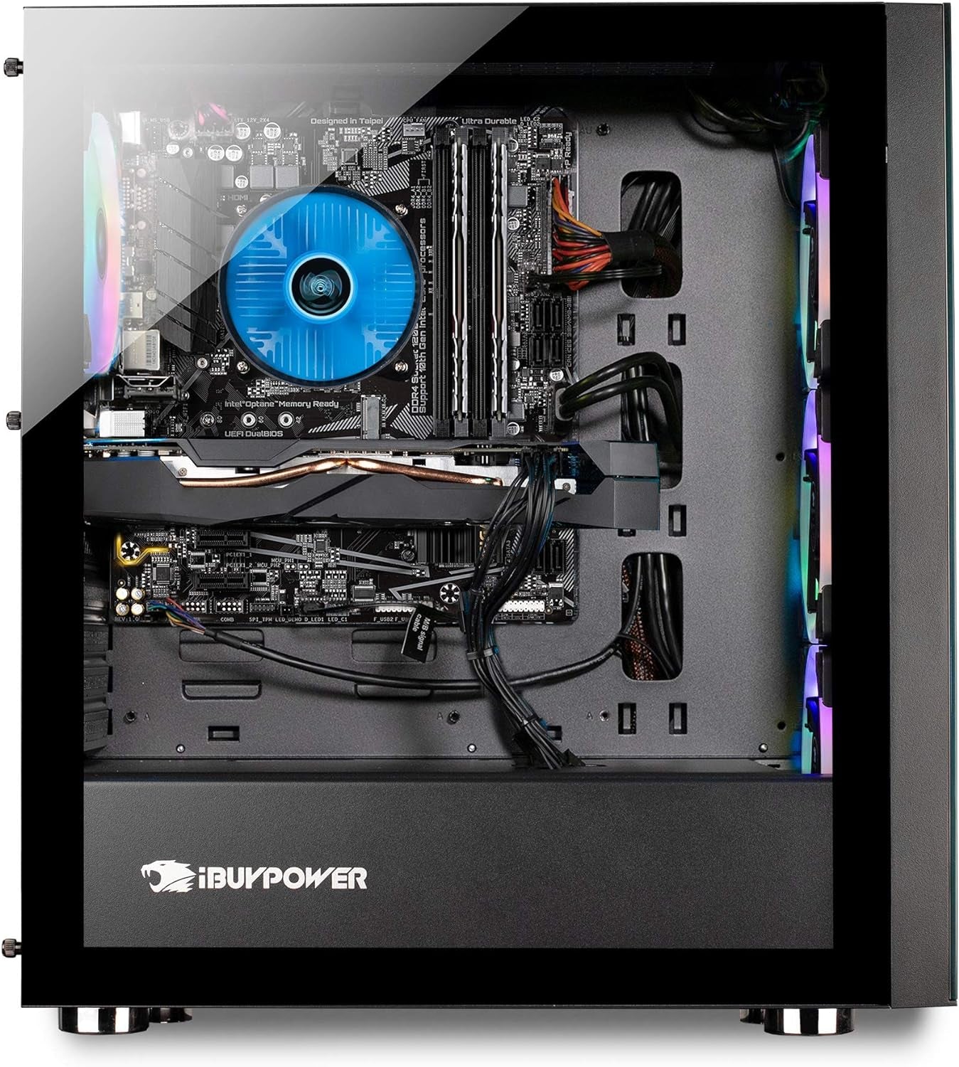 Ibuypower Pro Gaming PC Computer Desktop Element MR 202I (Intel I7-11700F 2.5Ghz,Nvidia Geforce GTX 1660 6GB, 16GB DDR4, 240GB SSD, 1TB HDD, Wifi Ready, Windows 10 Home)