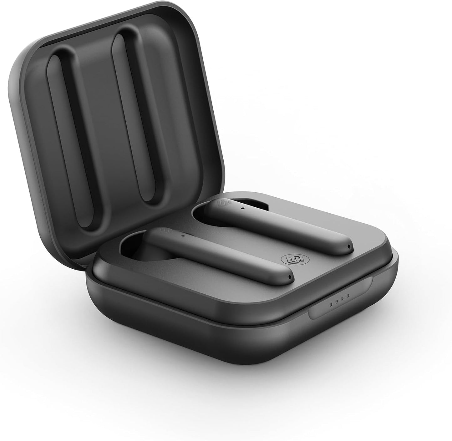 Urbanista True Wireless Earbuds - over 20 Hours Playtime, IPX4 Waterproof Earphones, Bluetooth 5.0 Headphones, Touch Controls & Enhanced Microphone for Clear Calling, Stockholm Plus, Midnight Black