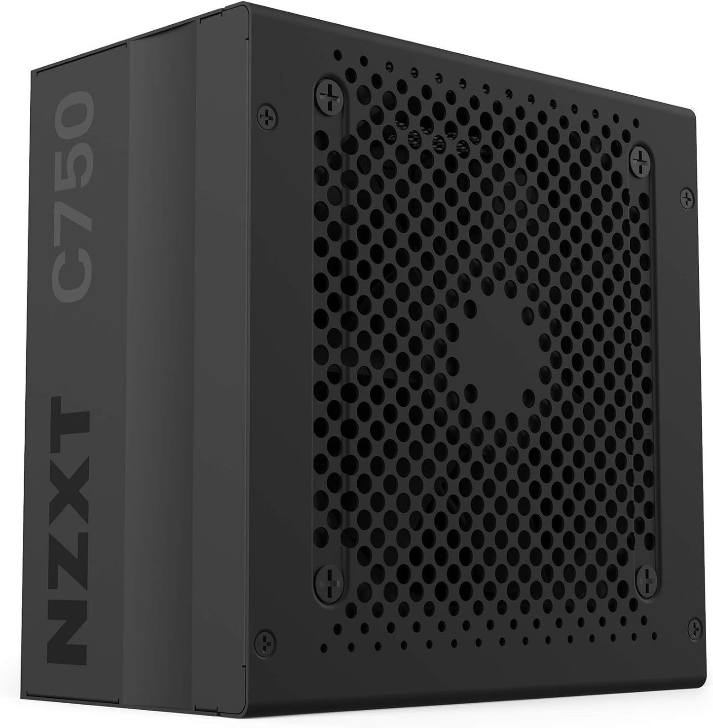 NZXT C750 - NP-C750M - 750 Watt PSU - 80+ Gold Certified - Hybrid Silent Fan Control - Fluid Dynamic Bearings - Modular Design - Sleeved Cables - ATX Gaming Power Supply - 2020