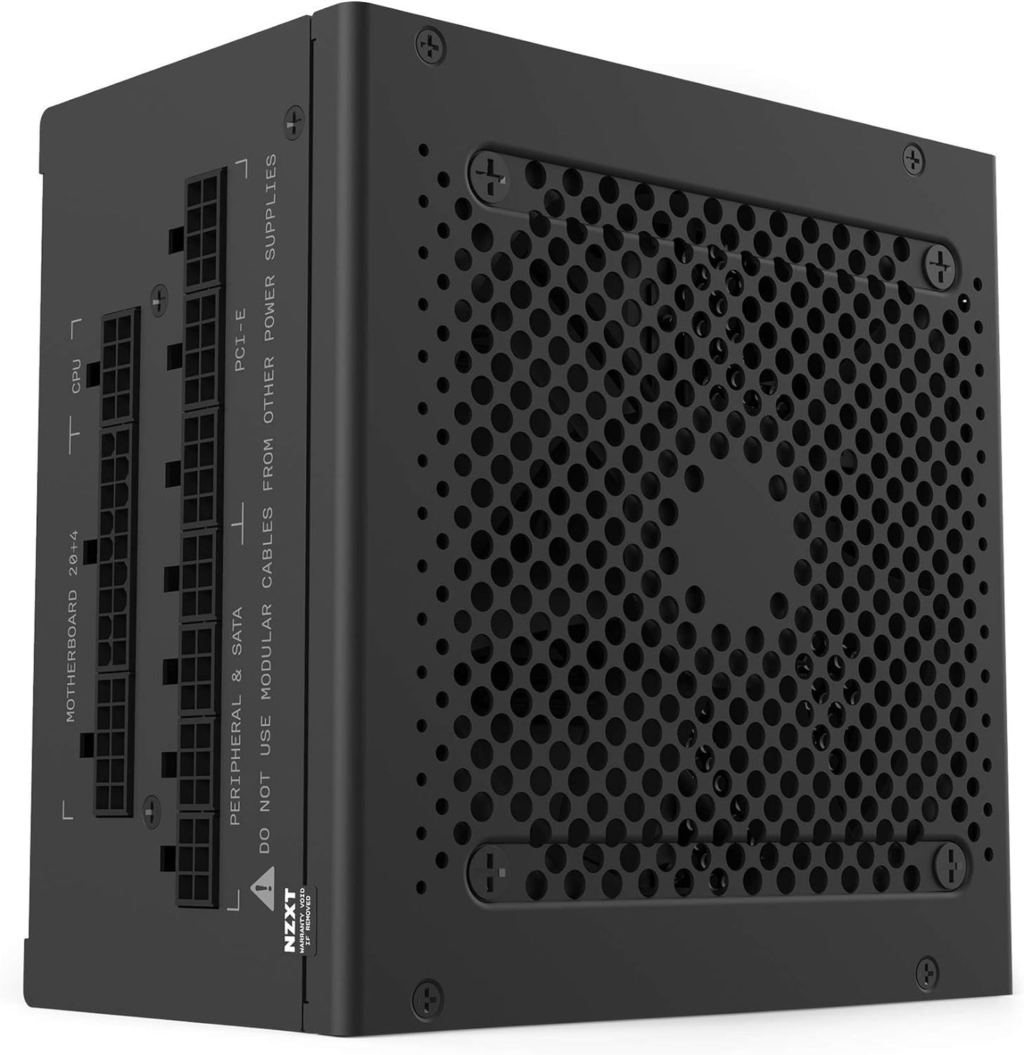 NZXT C750 - NP-C750M - 750 Watt PSU - 80+ Gold Certified - Hybrid Silent Fan Control - Fluid Dynamic Bearings - Modular Design - Sleeved Cables - ATX Gaming Power Supply - 2020