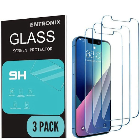 [3 Pack]  Shield Protector for Iphone 13 Pro Max, 6.7 Inch Tempered Glass Screen Protector, Anti-Scratch, Anti-Fingerprint, Bubble Free