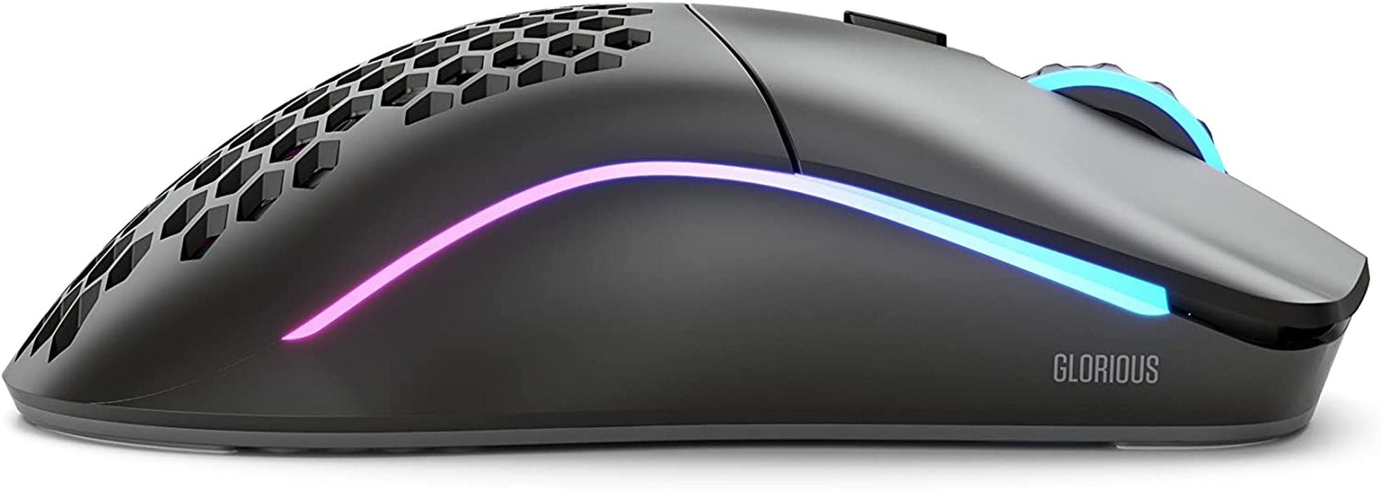 Glorious Model O Wireless Gaming Mouse - Superlight, 69G Honeycomb Design, RGB, Ambidextrous, Lag Free 2.4Ghz Wireless, up to 71 Hours Battery - Matte Black