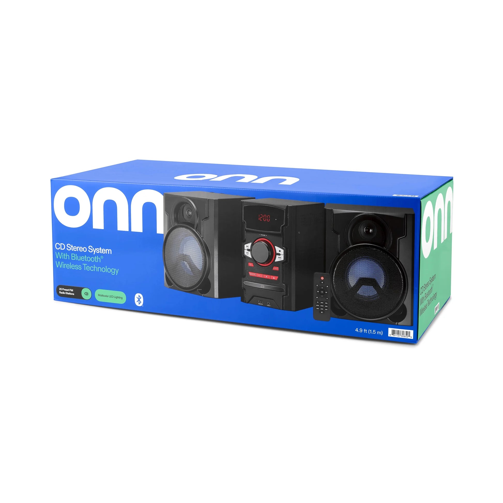 . 100W CD Stereo with USB & Bluetooth Cectivity