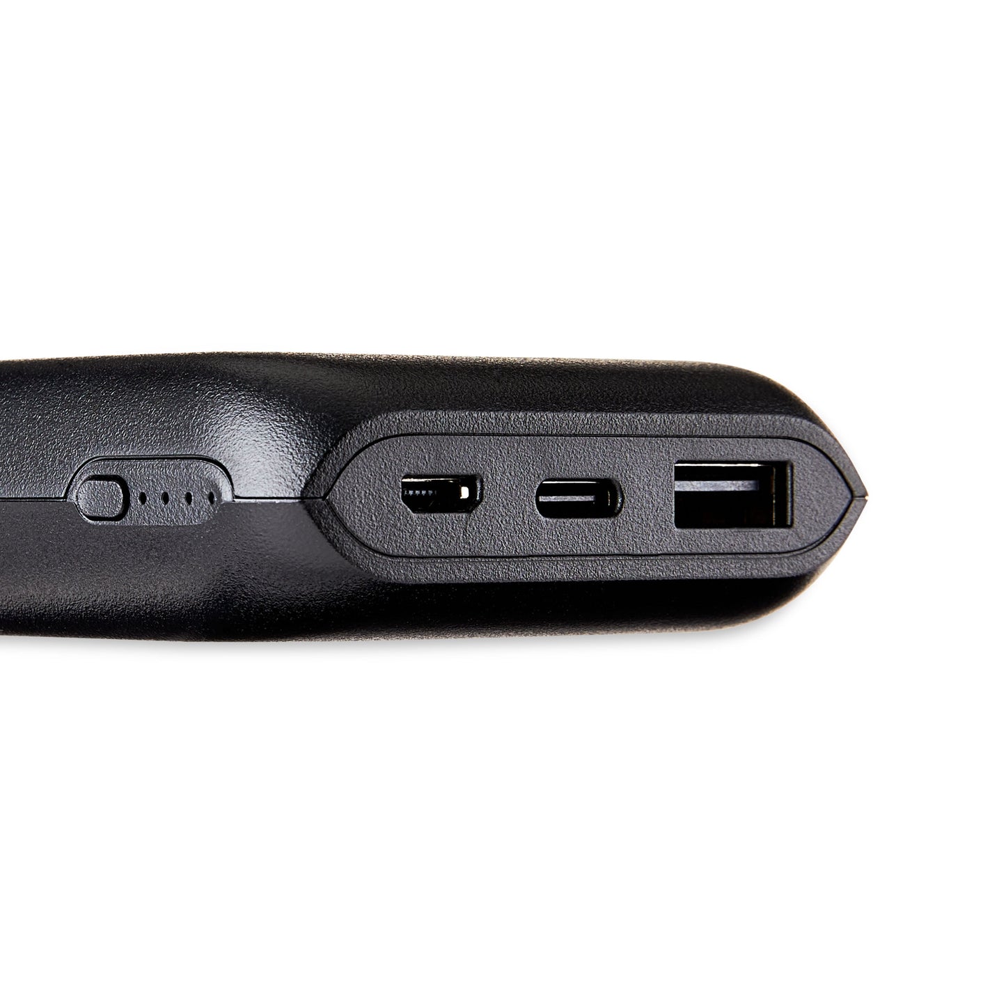 . 8,000 Mah Portable Battery with Usb-C/Micro-Usb/Usb Ports, Black
