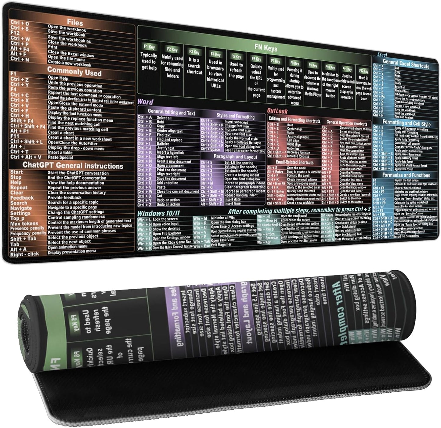 Japanese Cherry Blossom Sakura Large Gaming Mouse Pad 31.5×11.8 Inch XL Extended Waterproof Moudepads Non-Slip Rubber Base Keyboard Mat for Work/Office/Home