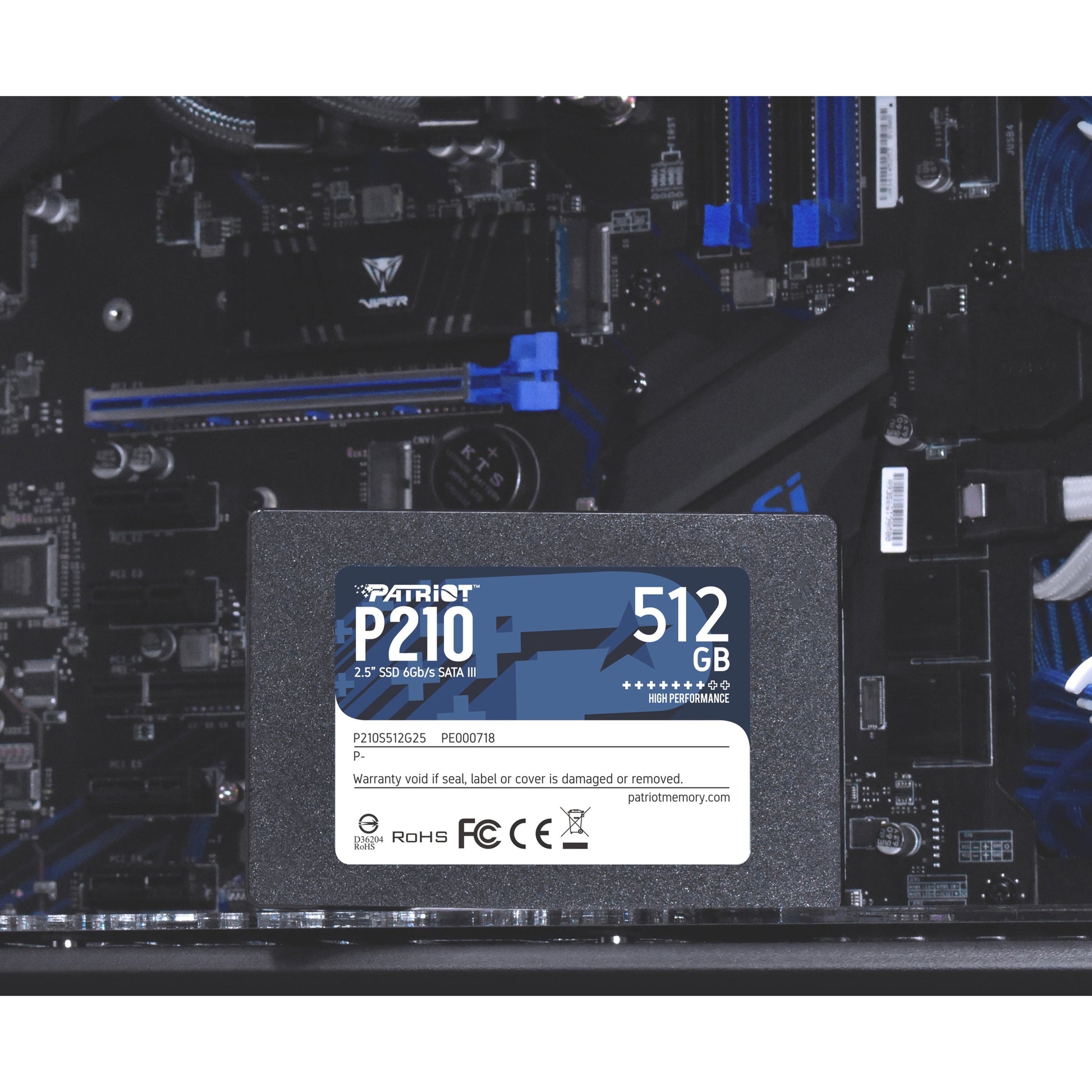 P210 P210S512G25 512 GB Solid State Drive - 2.5" Internal - SATA (SATA/600)