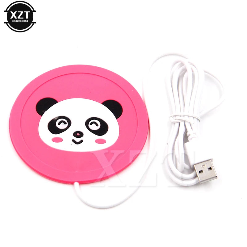 5V USB Warmer Silicone Heat Heater for Milk Tea Coffee Mug Cute   High Quality Thermostatic Coaster Winter Heating Coaster