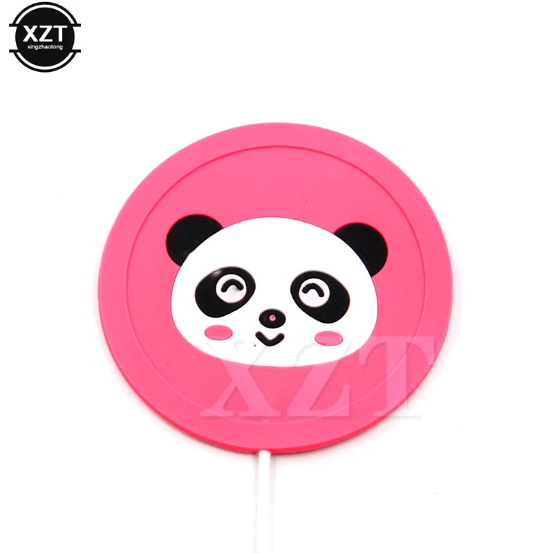 5V USB Warmer Silicone Heat Heater for Milk Tea Coffee Mug Cute   High Quality Thermostatic Coaster Winter Heating Coaster