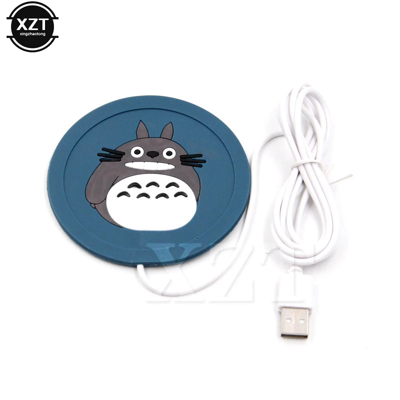 5V USB Warmer Silicone Heat Heater for Milk Tea Coffee Mug Cute   High Quality Thermostatic Coaster Winter Heating Coaster