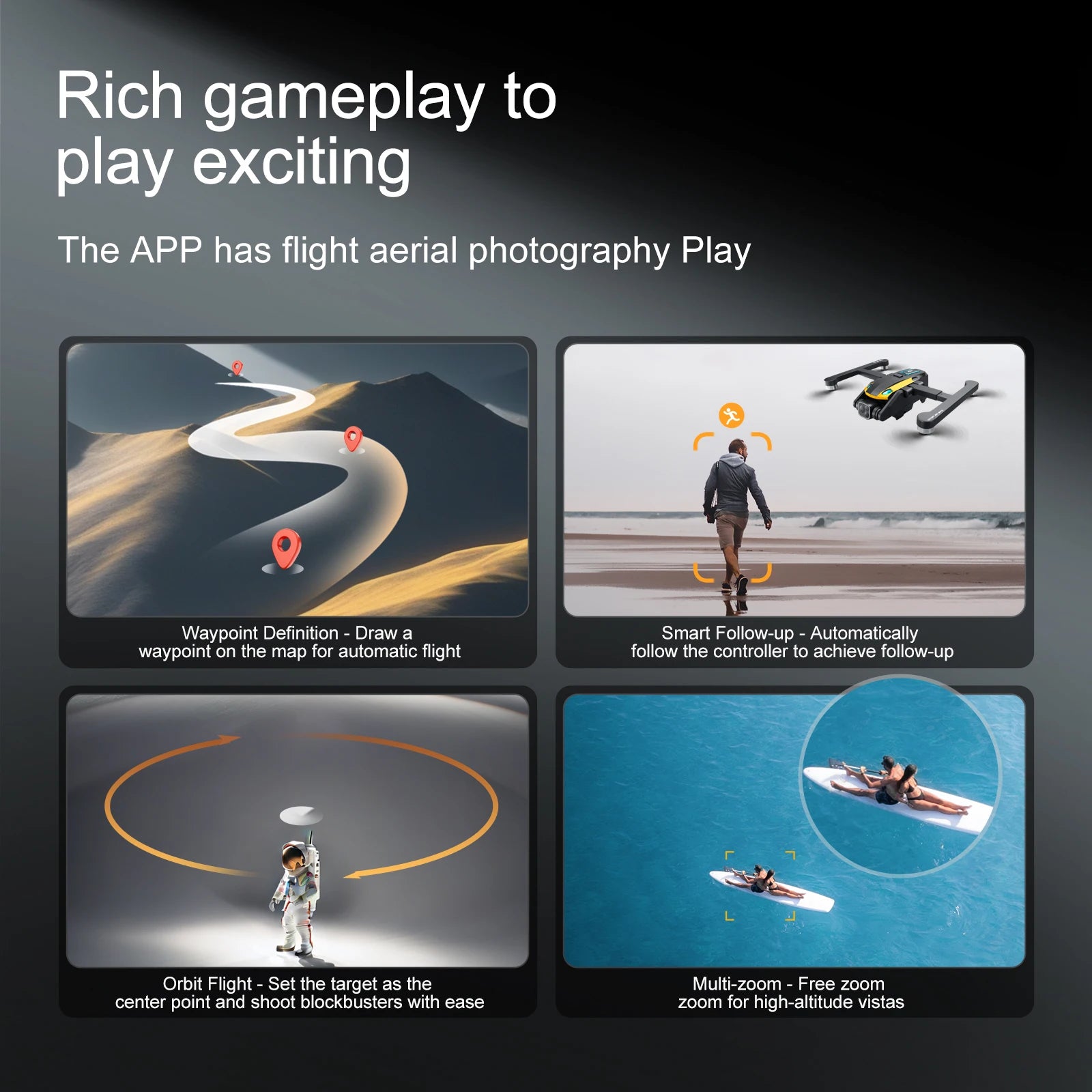 M8 Pro Drone Quadcopter Remote Control Handle Four Axis Aircraft HD 6K Photography UAV Altitude Fixation Helicopter Toys