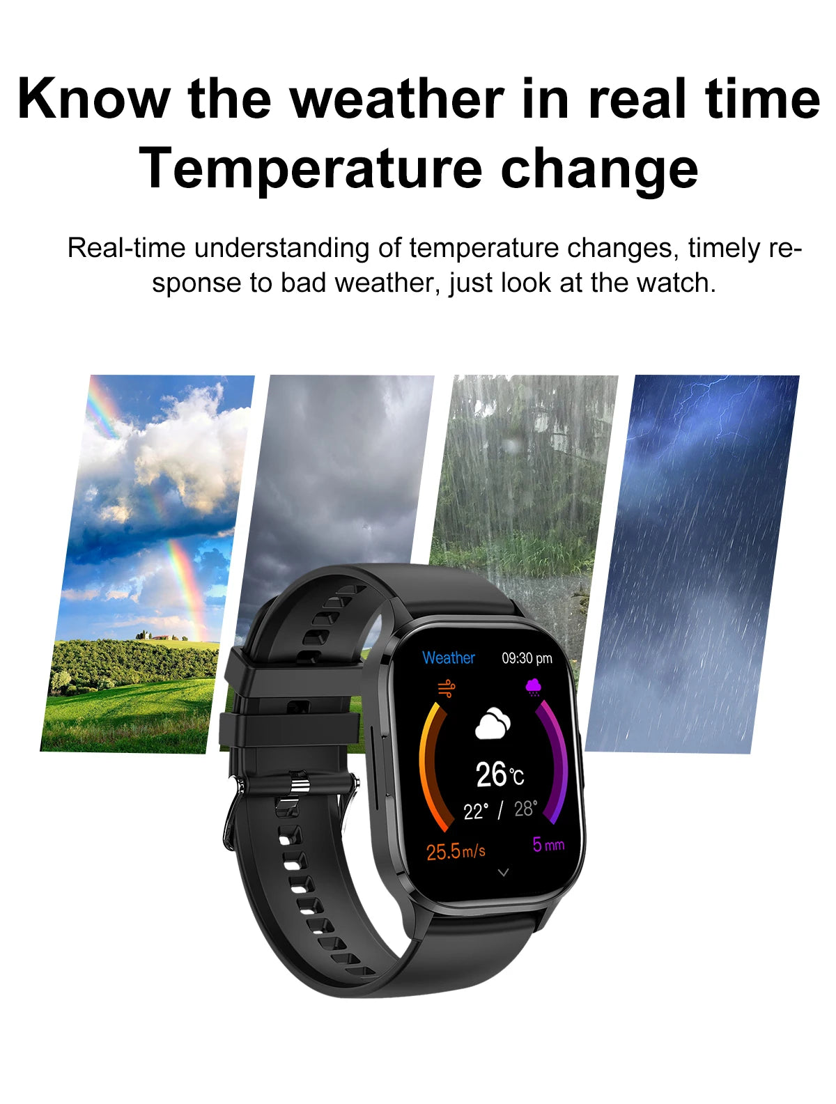 2024 New Smart Watch Heart Rate Sleep Monitor Breathing Training AMOLED HD Screen Bluetooth Call Weather Forecast Smartwatches