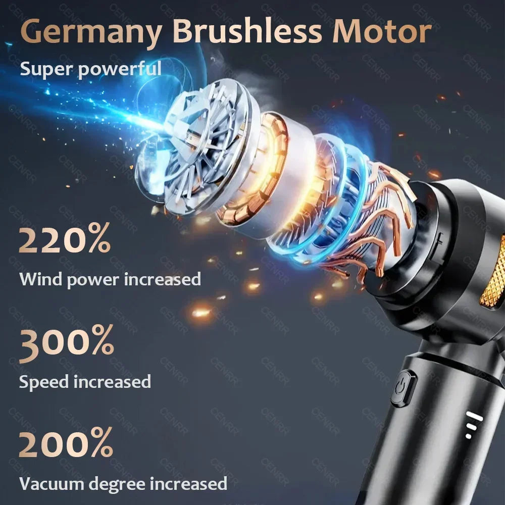 CENRR 998000PA Car Vacuum Cleaner Powerful Portable HandHeld Vacuum