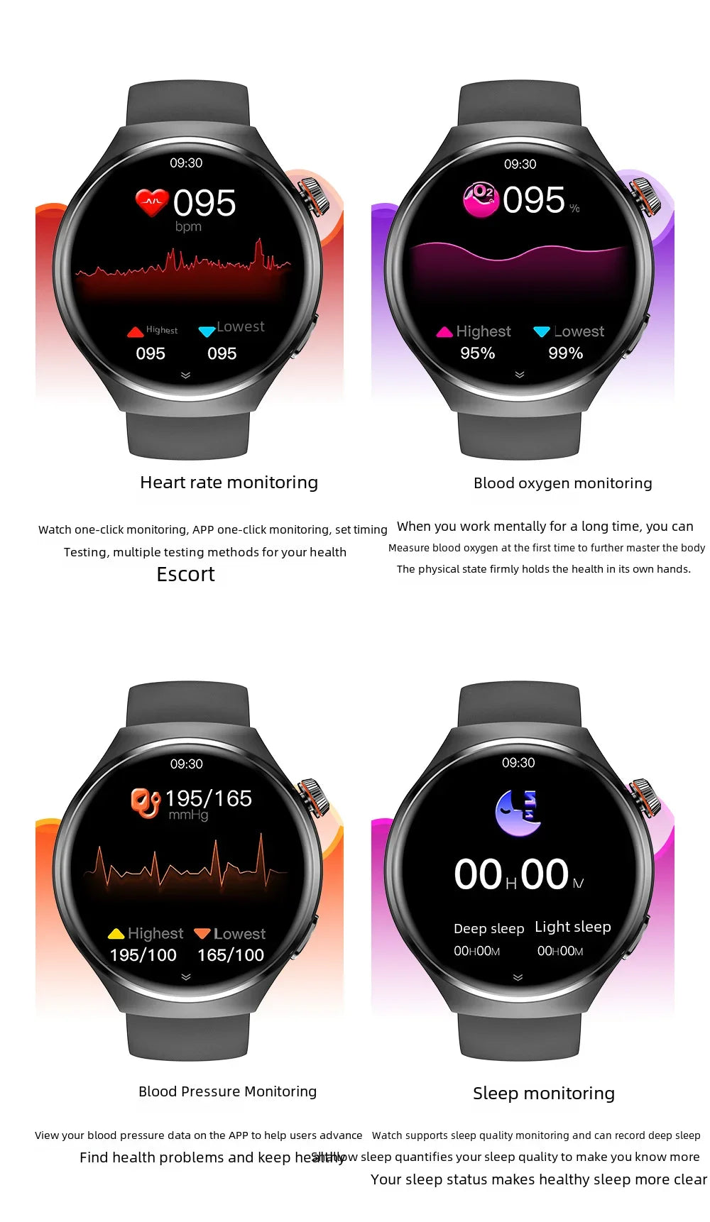 New NFC Men's Smart Watch AMOLED1.43-inch Large Screen Bluetooth Call Heart Rate Detection Outdoor Sports Women's Smartwatches