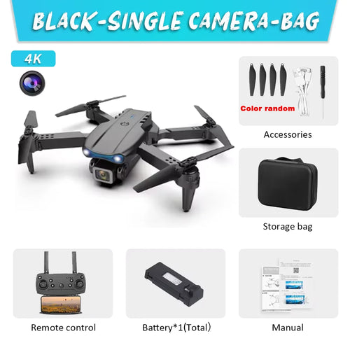 KBDFA E99Pro Drone HD Professional 8K drone Dual Camera WIFI fpv