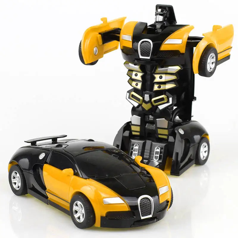Impact Deformation Toy Car Does Not Require Batteries, Automatic