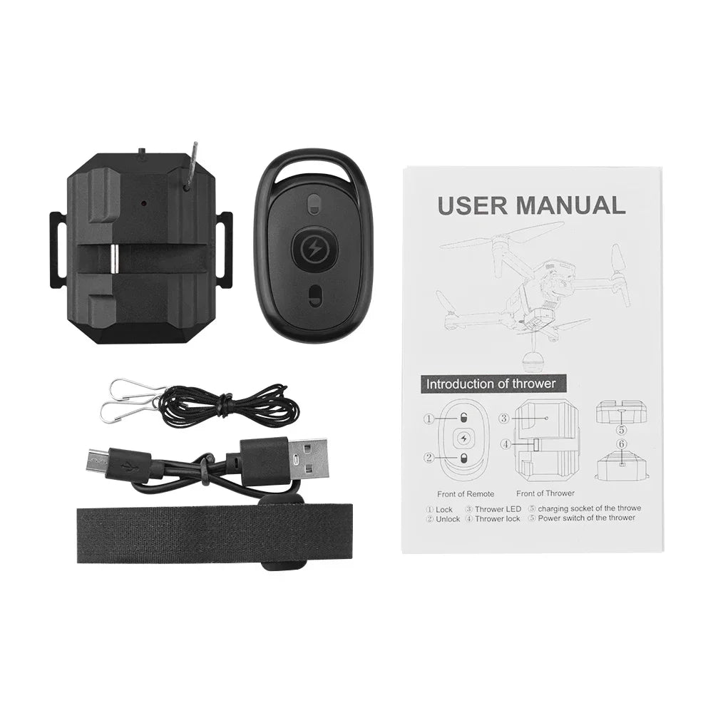 Drone Thrower Airdrop System for DJI Mavic 3/Mini 3/Mini 3 Pro/ Mavic Air 2 /Air 2S/Mini 4 Pro Drone Delivery Devise Accessories
