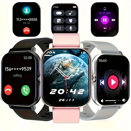KESHUYOU 2025 Smart Watch Answer Make Call Message Preview Sport Mode