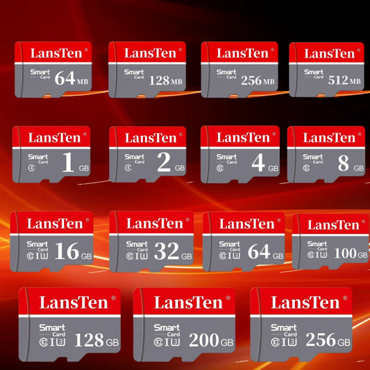LansTen Memory Card 64MB 128MB 256MB 512MB 1GB 2GB 4GB 8GB 16GB 32GB