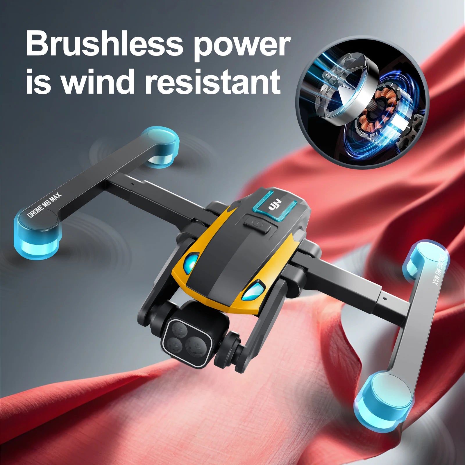 M8 Pro Drone Quadcopter Remote Control Handle Four Axis Aircraft HD 6K Photography UAV Altitude Fixation Helicopter Toys