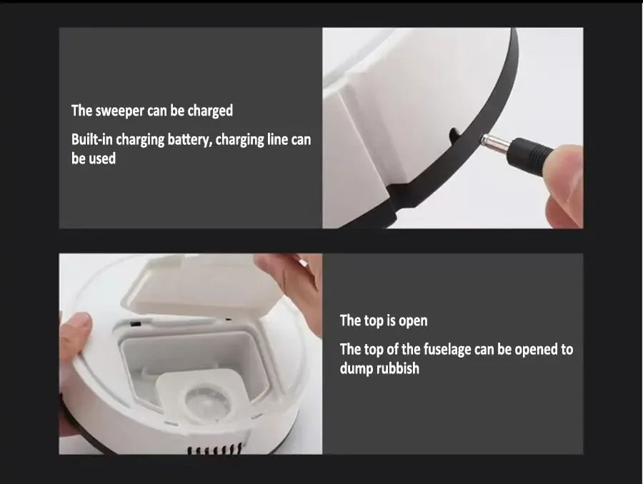 New 3-in-1 intelligent wireless floor sweeping robot vacuum cleaner, suitable for home offices