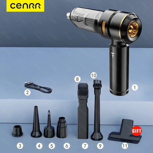 CENRR 998000PA Car Vacuum Cleaner Powerful Portable HandHeld Vacuum